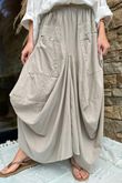 Made in Italy Dalston Needlecord Parachute Skirt Stone /9 =